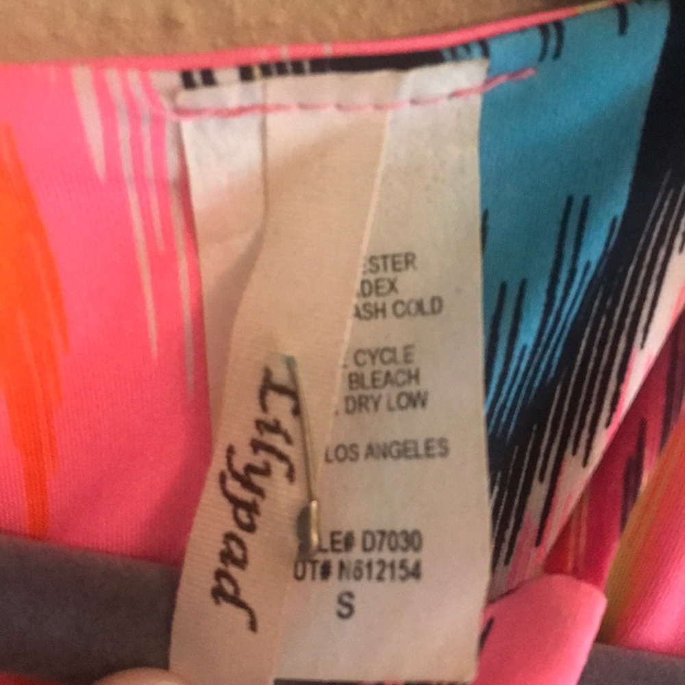 Pink Patterned Party Dress - image 2